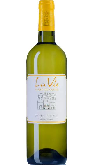 Bottle of Domaine du Castel La Vie Blanc 2023 wine 750 ml