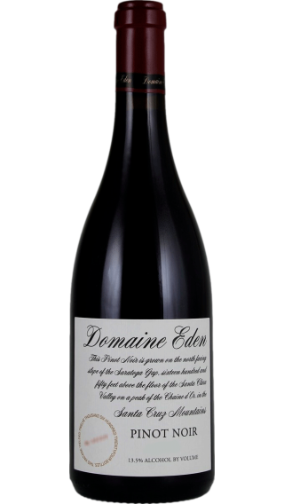 Bottle of Domaine Eden Pinot Noir 2018 wine 750 ml