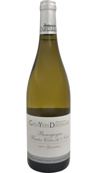 Bottle of Domaine Guy & Yvan Dufouleur Bourgogne Hautes Cotes de Nuits 16eme Generation Blanc 2021 wine 750 ml