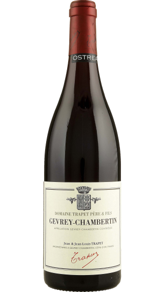 Bottle of Domaine Trapet Gevrey Chambertin Ostrea 2018 wine 750 ml