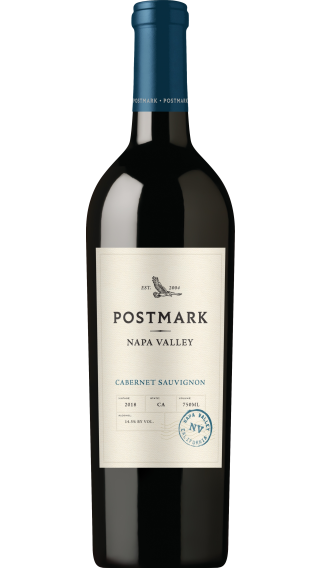 Bottle of Duckhorn Postmark Cabernet Sauvignon 2018 wine 750 ml