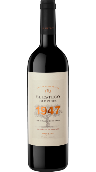 Bottle of El Esteco Old Vines Cabernet Sauvignon 2019 wine 750 ml