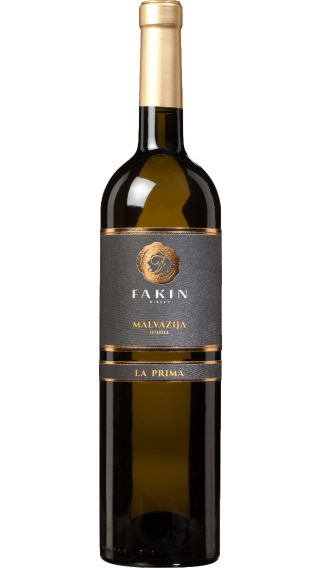 Bottle of Fakin La Prima Malvazija 2020 wine 750 ml