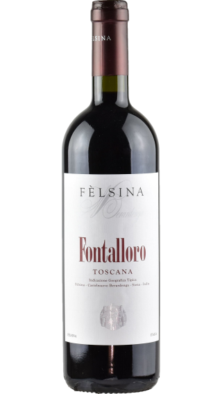 Bottle of Felsina Fontalloro 2020 wine 750 ml