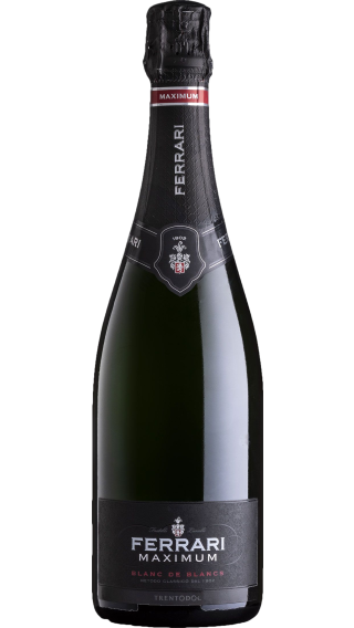 Bottle of Ferrari Maximum Blanc de Blancs wine 750 ml