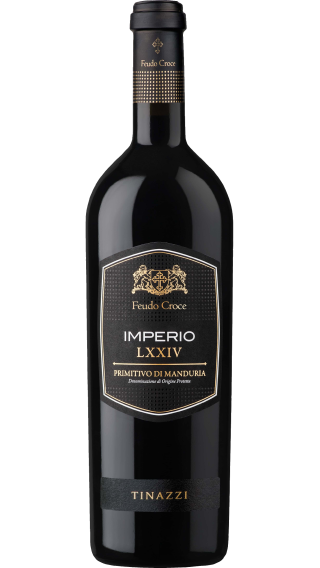 Bottle of Feudo Croci Imperio LXXIV Primitivo di Manduria 2019 wine 750 ml