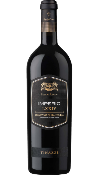 Bottle of Feudo Croci Imperio LXXIV Primitivo di Manduria 2022 wine 750 ml