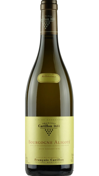 Bottle of Francois Carillon Bourgogne Aligote 2022 wine 750 ml