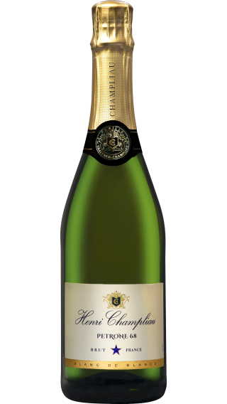 Bottle of Henri Champliau Cremant de Bourgogne Petrone 68 Blanc de Blancs Brut wine 750 ml