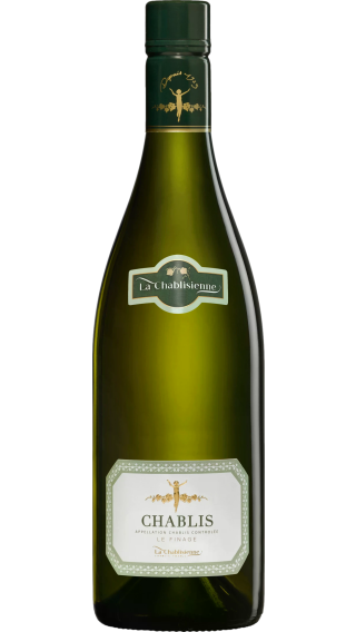 Bottle of La Chablisienne Chablis Le Finage 2022 wine 750 ml