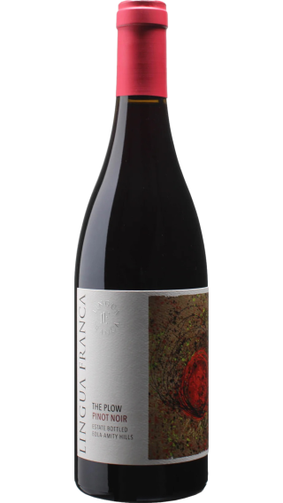 Bottle of Lingua Franca The Plow Pinot Noir 2022 wine 750 ml