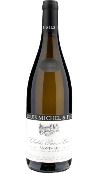 Bottle of Louis Michel & Fils Chablis Premier Cru Montmain 2022 wine 750 ml