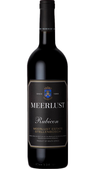 Bottle of Meerlust Rubicon 2018 wine 750 ml