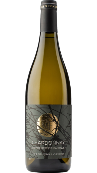 Bottle of Miro Fondrk Chardonnay Private Reserve 2021 wine 750 ml