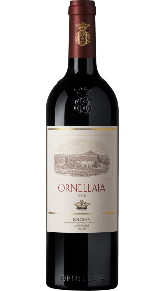 Bottle of Ornellaia Bolgheri Superiore 2020 wine 750 ml