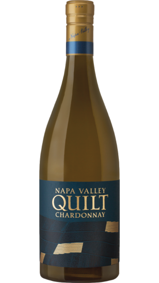 Bottle of Quilt Chardonnay 2021 wine 750 ml