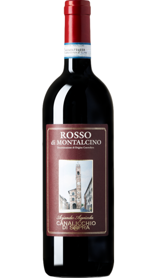 Bottle of Canalicchio di Sopra Rosso di Montalchino 2022 wine 750 ml