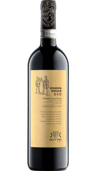 Bottle of Ruffino Chianti Classico Gran Selezione Riserva Ducale Oro 2019 wine 750 ml