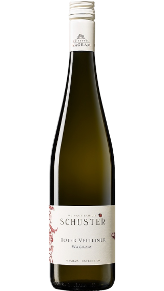 Bottle of Schuster Roter Veltliner Wagram 2021 wine 750 ml