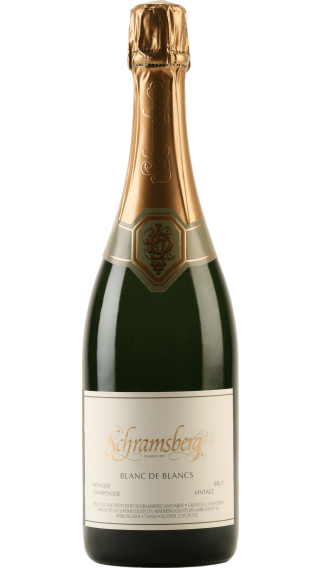 Bottle of Schramsberg Blanc de Blancs 2019 wine 750 ml