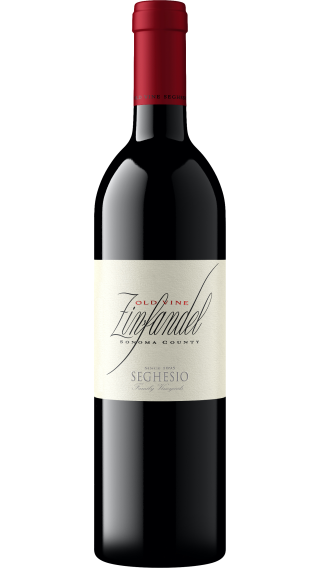 Bottle of Seghesio Old Vine Zinfandel 2018 wine 750 ml