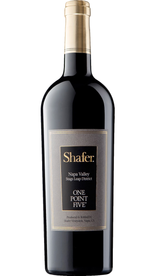 Bottle of Shafer One Point Five Cabernet Sauvignon 2019 wine 750 ml