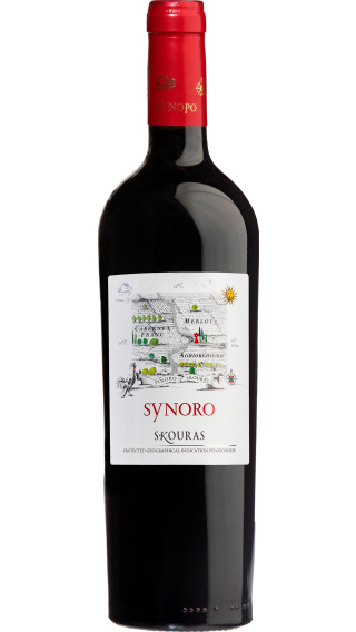 Bottle of Skouras Synoro 2018 wine 750 ml