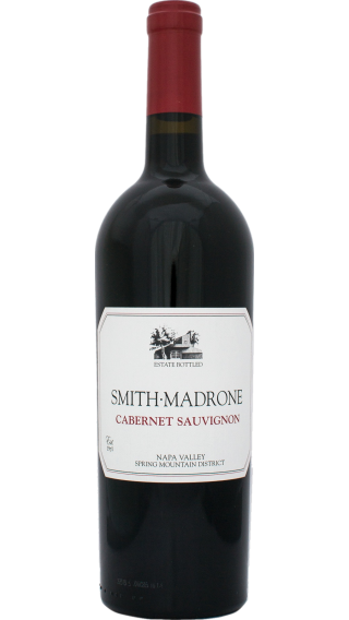 Bottle of Smith Madrone Cabernet Sauvignon 2018 wine 750 ml