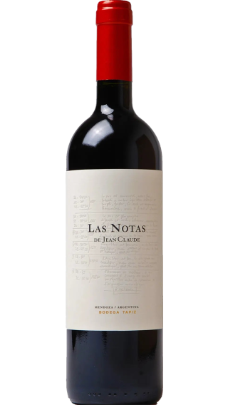 Bottle of Tapiz Las Notas de Jean Claude 2019 wine 750 ml