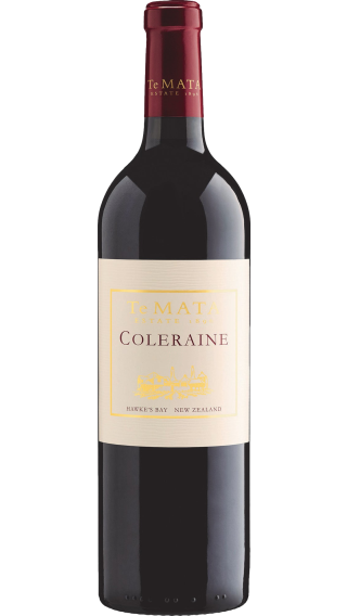 Bottle of Te Mata Coleraine 2020 wine 750 ml