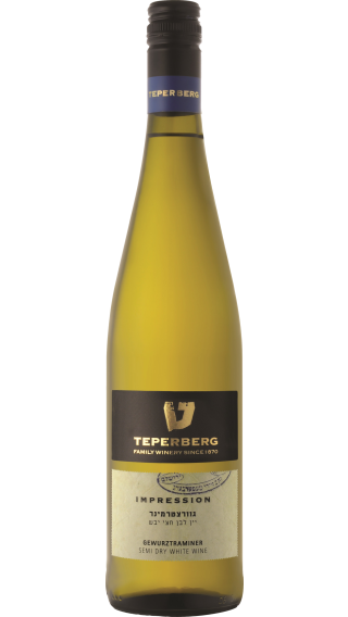 Bottle of Teperberg Impression Gewurztraminer 2021 wine 750 ml