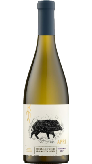 Bottle of Thaya Apri Chardonnay 2017 wine 750 ml