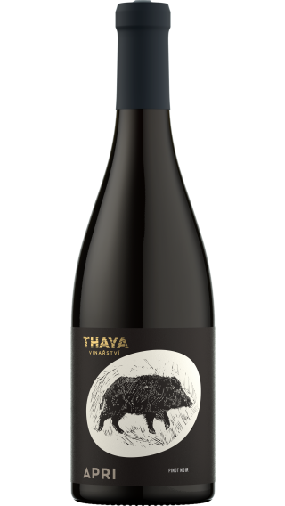 Bottle of Thaya Apri Pinot Noir 2022 wine 750 ml