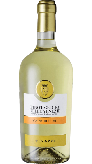 Bottle of Tinazzi Ca de Rocchi Pinot Grigio 2022 wine 750 ml