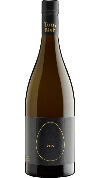 Bottle of Tony Bish Zen Chardonnay 2020 wine 750 ml