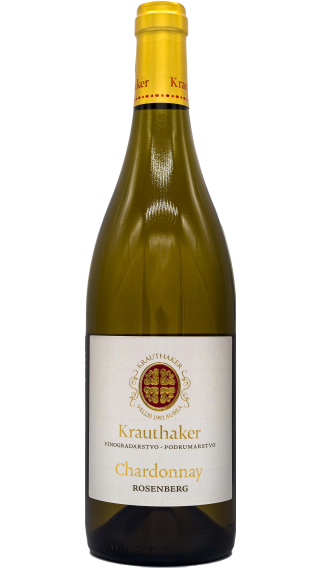 Bottle of Krauthaker Chardonnay Rosenberg 2022 wine 750 ml