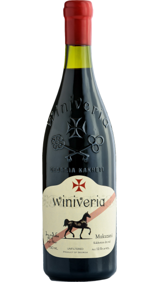 Bottle of Winiveria Mukuzani 2019 wine 750 ml