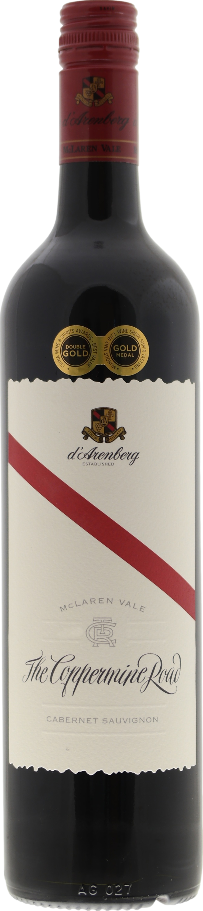 9311832317008 - DArenberg The Coppermine Road Cabernet Sauvignon 2016