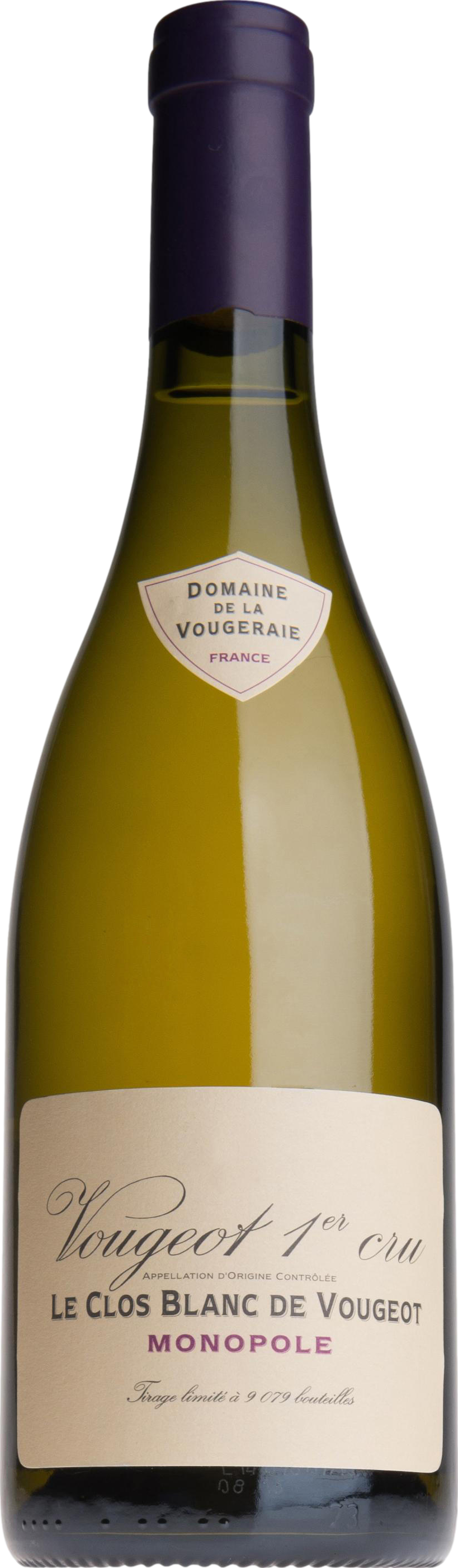 Image of Domaine de la Vougeraie Premier Cru Le Clos Blanc de Vougeot 2020