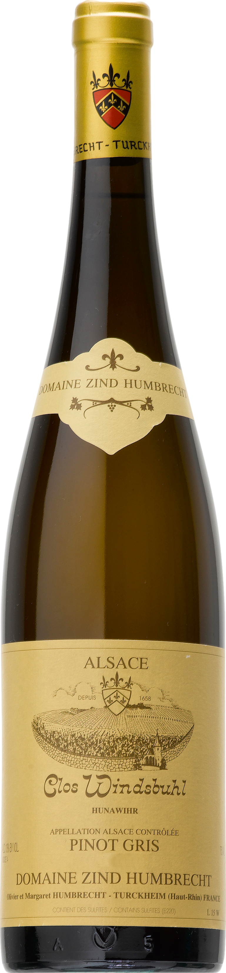 Domaine Zind-Humbrecht Pinot Gris Clos Windsbuhl 2015