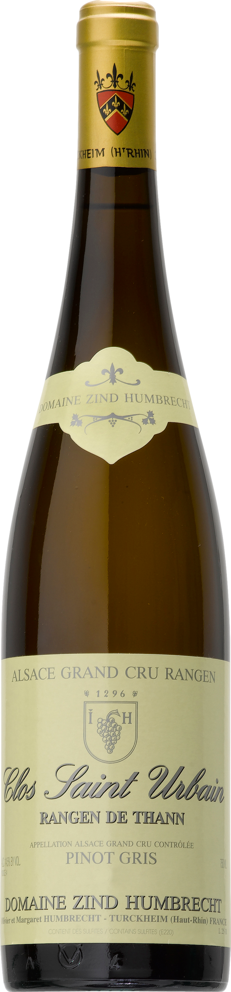 3760163407104 - Pinot Gris Grand Cru Rangen de Thann Clos Saint Urbain 2016