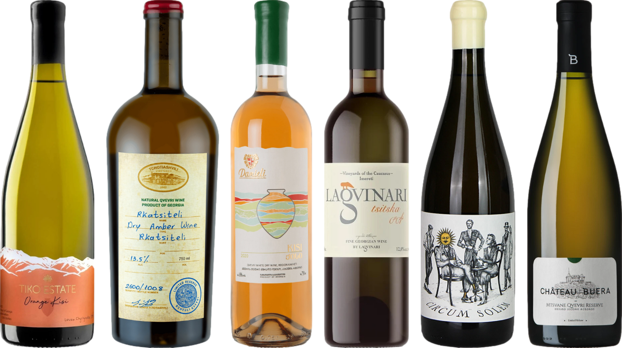 Georgien Orange Amber Wein Premium Verkostungsset