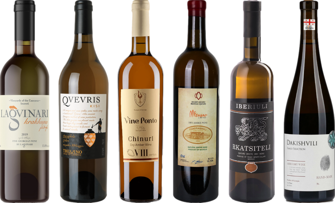 Georgien Orange Amber Wein Premium Verkostungsset