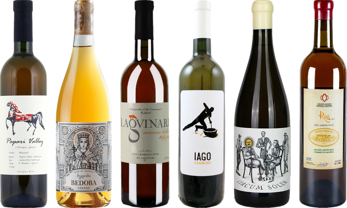 Georgien Orange Amber Wein Premium Verkostungsset