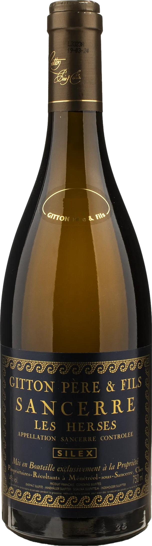 Gitton Pere et Fils Sancerre Les Herses Silex 2024