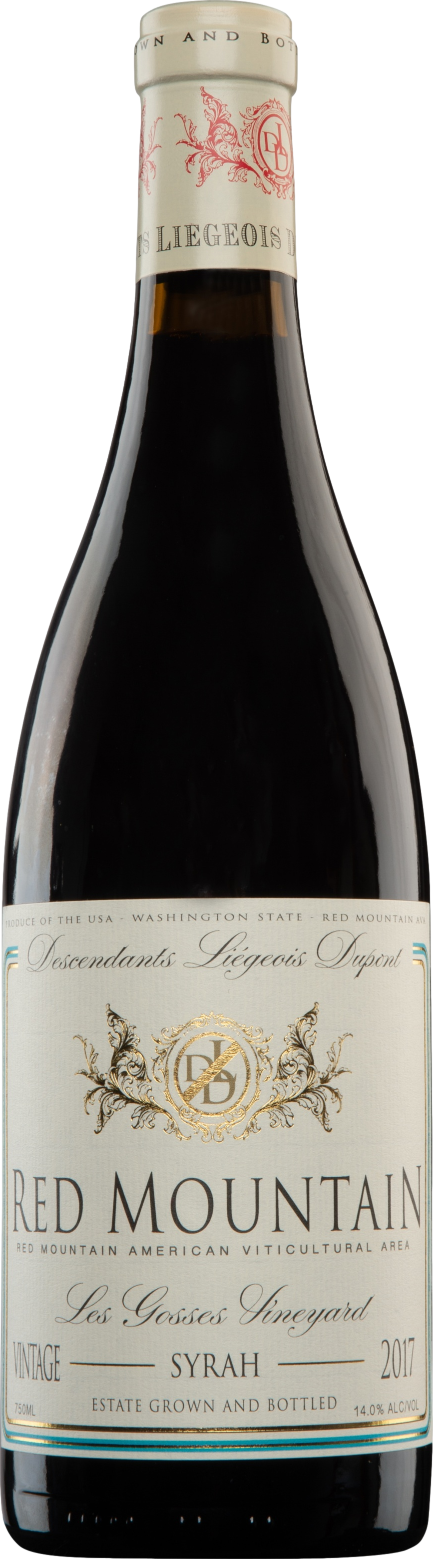 Image of Hedges Family Descendants Liegeois Dupont Syrah 2017