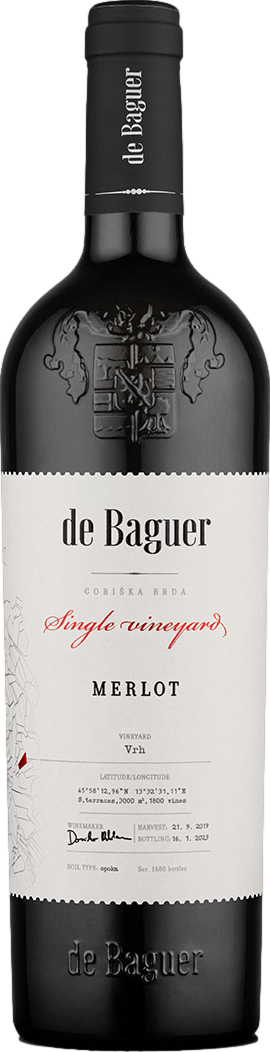 Klet Brda De Baguer Single Vineyard Merlot 2019