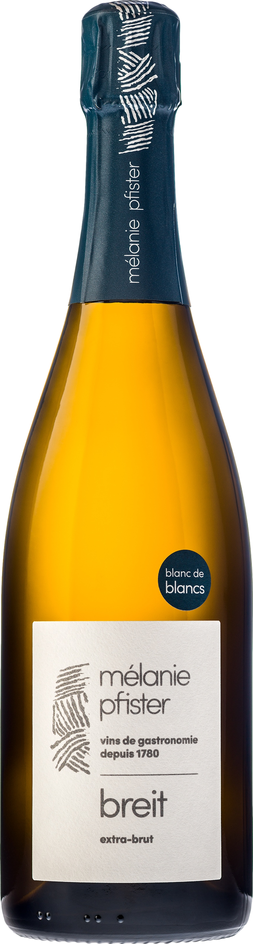 Melanie Pfister Cremant d'Alsace Breit Blanc de Blancs Extra Brut