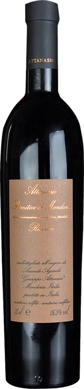 Attanasio Primitivo di Manduria Reserva 2017