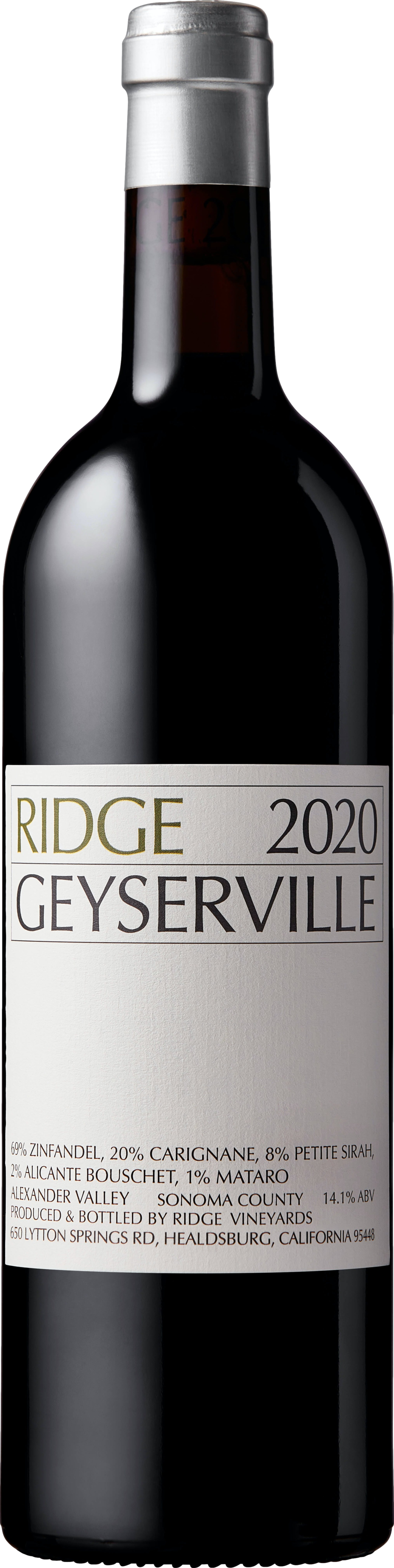 Image of Ridge Geyserville 2020